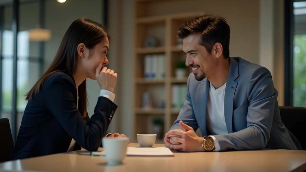 Coach and client in one-on-one session